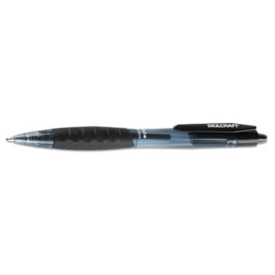 VIST RETRACTABLE BALLPOINT PEN, OLD POINT, BLACK INK PK