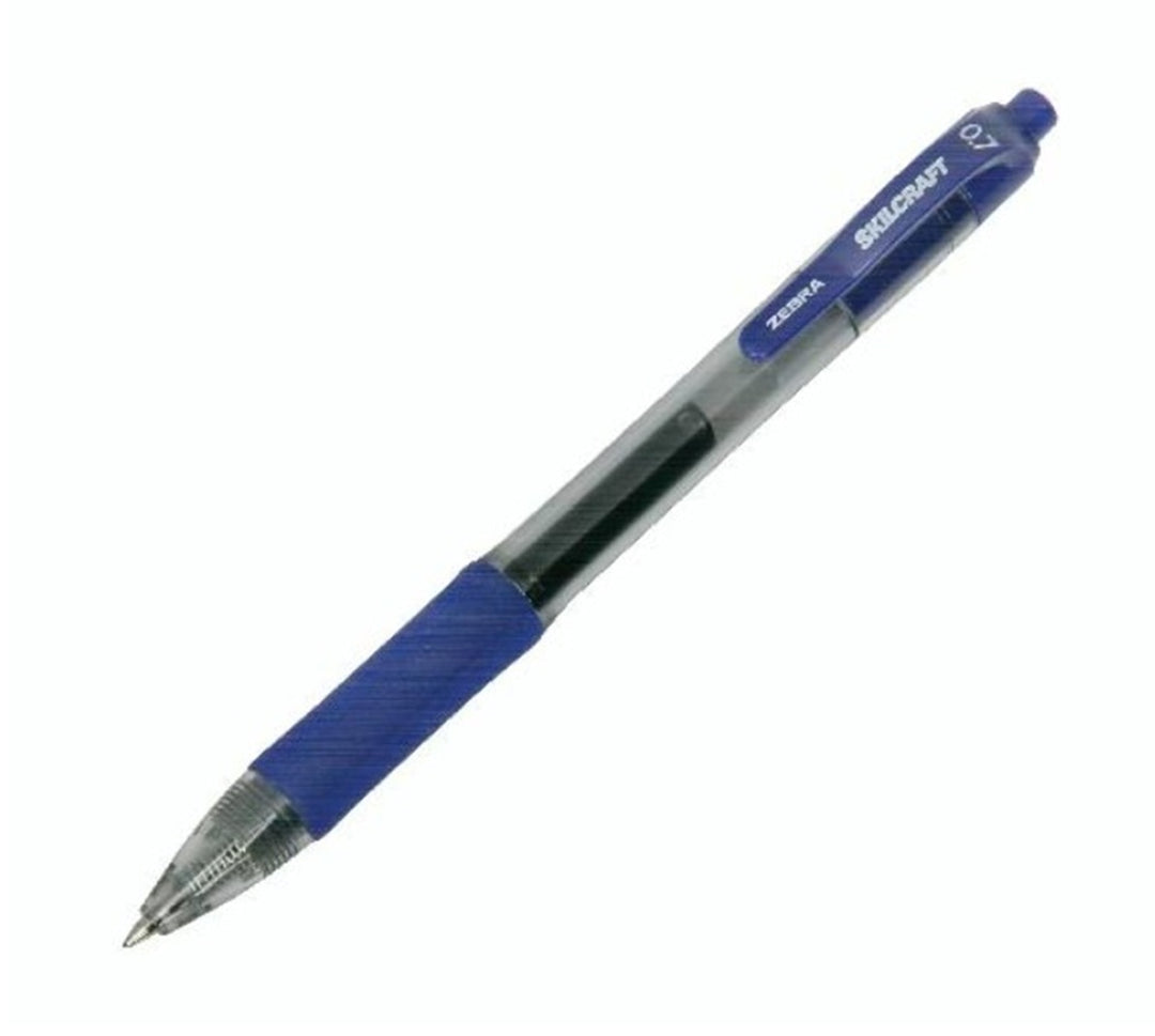 7520-01-647-3136 / 7520016473136 Retractable Gel Pen, Medium Point, Blue, Case • Quote