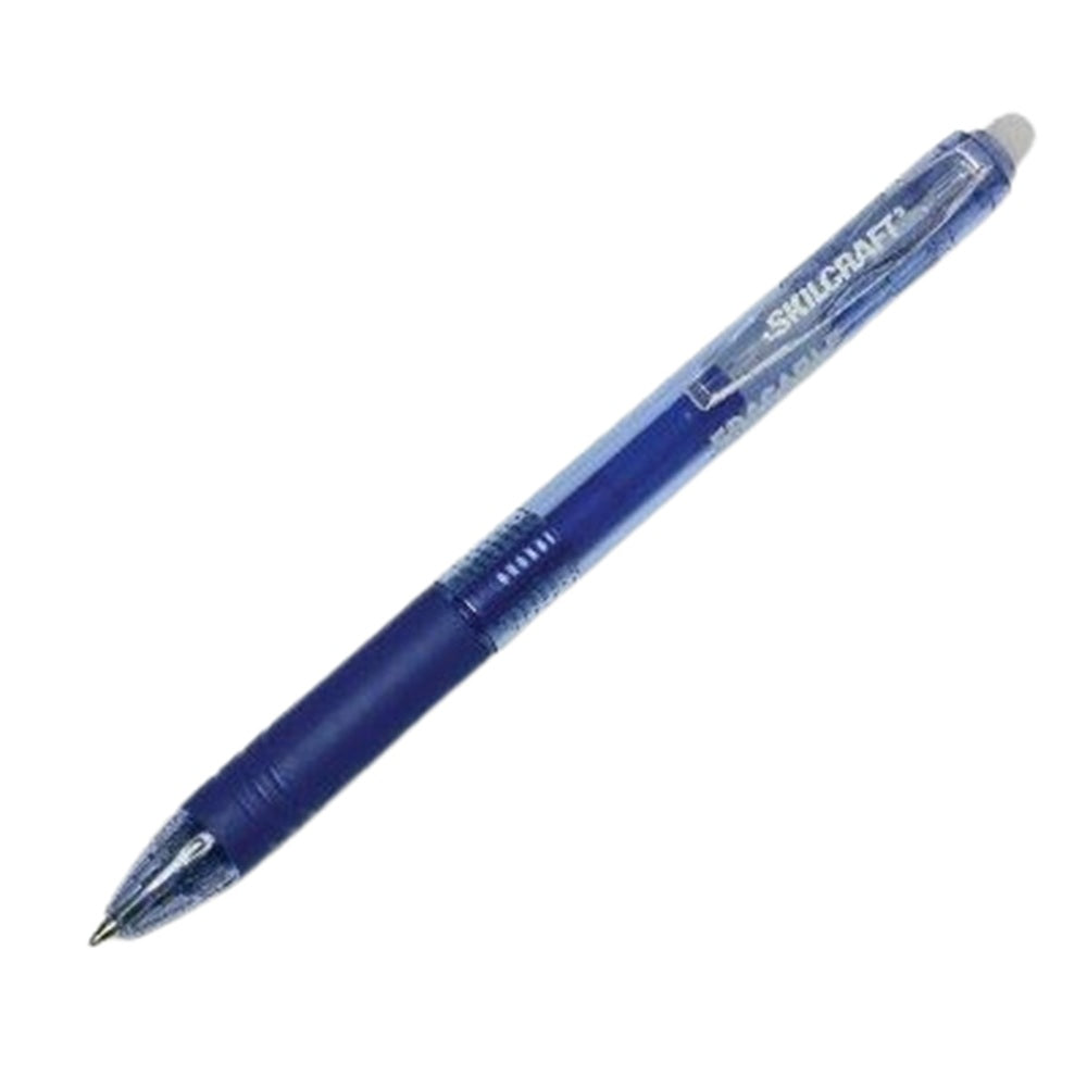 SKILCRAFT Erasable Re-Write Retractable Gel Pen • Blue Ink • Case • NSN 7520-01-658-0691 / 7520016580691