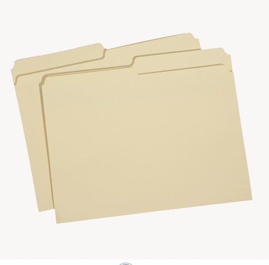SKILCRAFT Manila File Folder – 1/2-Cut – NSN 7530-00-281-5945 / 7530002815945 CS