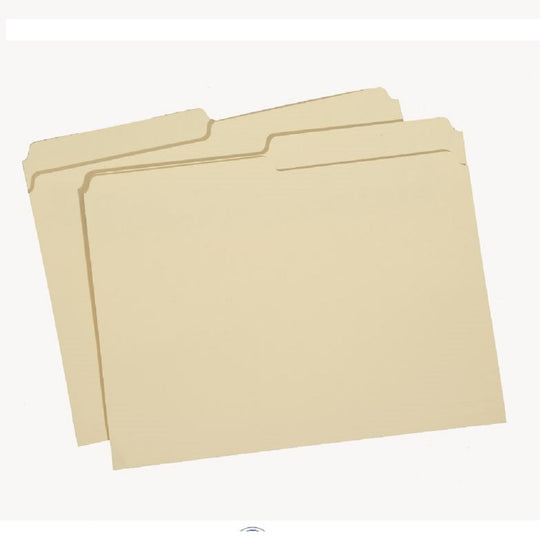 SKILCRAFT Manila File Folder – 1/2-Cut – NSN 7530-00-281-5960 / 7530002815960