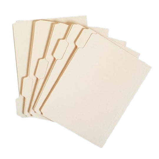 7530002815960 - SKILCRAFT File Folder – Manila - 1/2 Cut – NSN 7530-00-281-5960