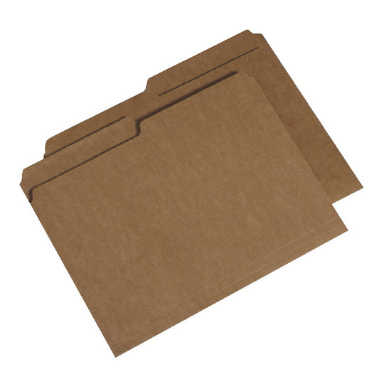 SKILCRAFT File Folder - Medium Kraft - 1/2 Cut - Letter - NSN 7530-00-286-6978 NSN 7530002866978