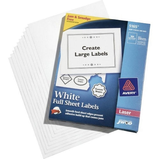 7530013494463 WHITE LASER LABELS, TRUEBLOCK™ BX