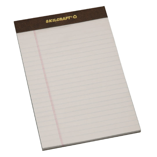 SKILCRAFT® Writing Paper Pad - Junior - White - Legal Ruled • 7530-01-372-3107 / 7530013723107