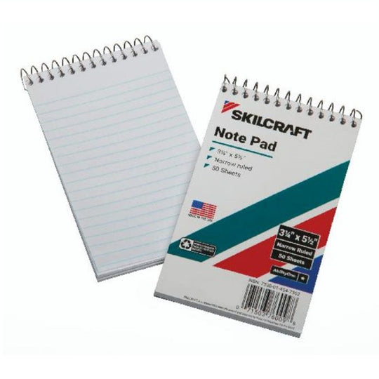 MINI MEMO BOOK, WHITE BX