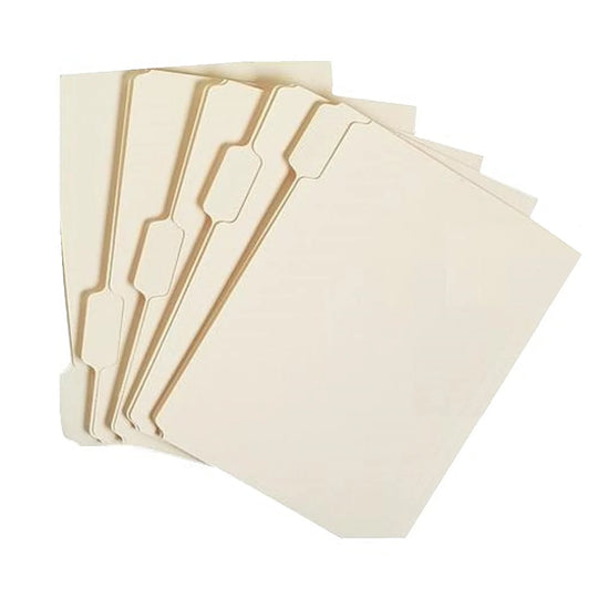 MANILA LETTER 1/5 CUT FILE FOLDER, BX
