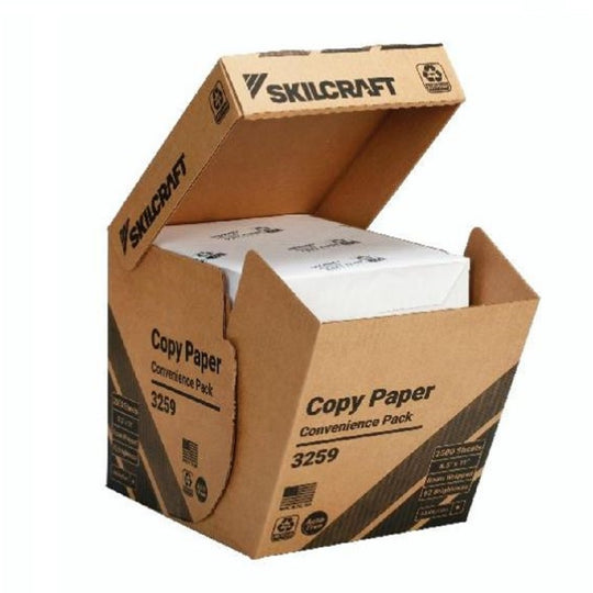 92-BRIGHT WHITE, 20 LB, COPY PAPER, REAMS WRAPPED PL