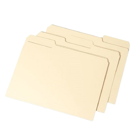 SKILCRAFT Interior Height File Folder - 1/3 Cut - Letter - NSN 7530-01-583-3820 / 7530015833820 CS