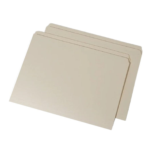 7530-01-583-3821 / 7530015833821 Interior Height Manila File Folders • Letter • Straight Cut • 100/Box