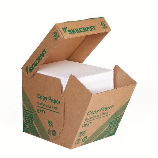 Pack Copy SKILCRAFT Recycled Convenience Copy Paper • Bulk Pack • White • NSN ...