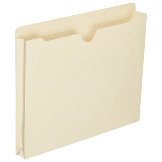 SKILCRAFT Manila File Jackets - 1" Expansion - Letter - NSN 7530-01-632-1013 / 7530016321013 CS