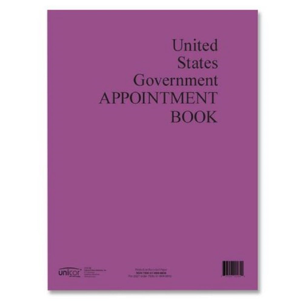 7530016648809 - UNICOR 2026 Weekly Planner – NSN 7530-01-664-8809