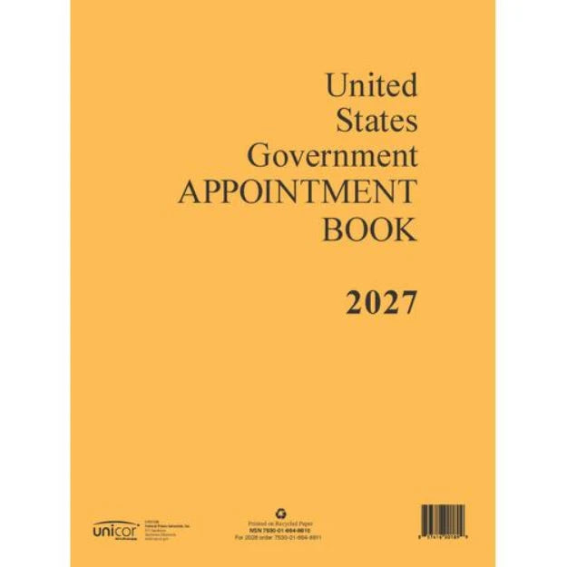 7530016648810 - UNICOR 2027 Weekly Planner - NSN 7530-01-664-8810