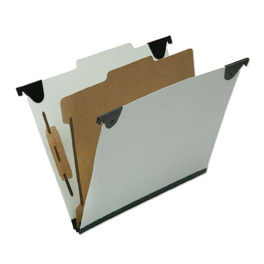 SKILCRAFT Hanging Classification File Folder - 1 Divider - 4 Sections - Letter - NSN 7530-01-681-6253 / 7530016816253