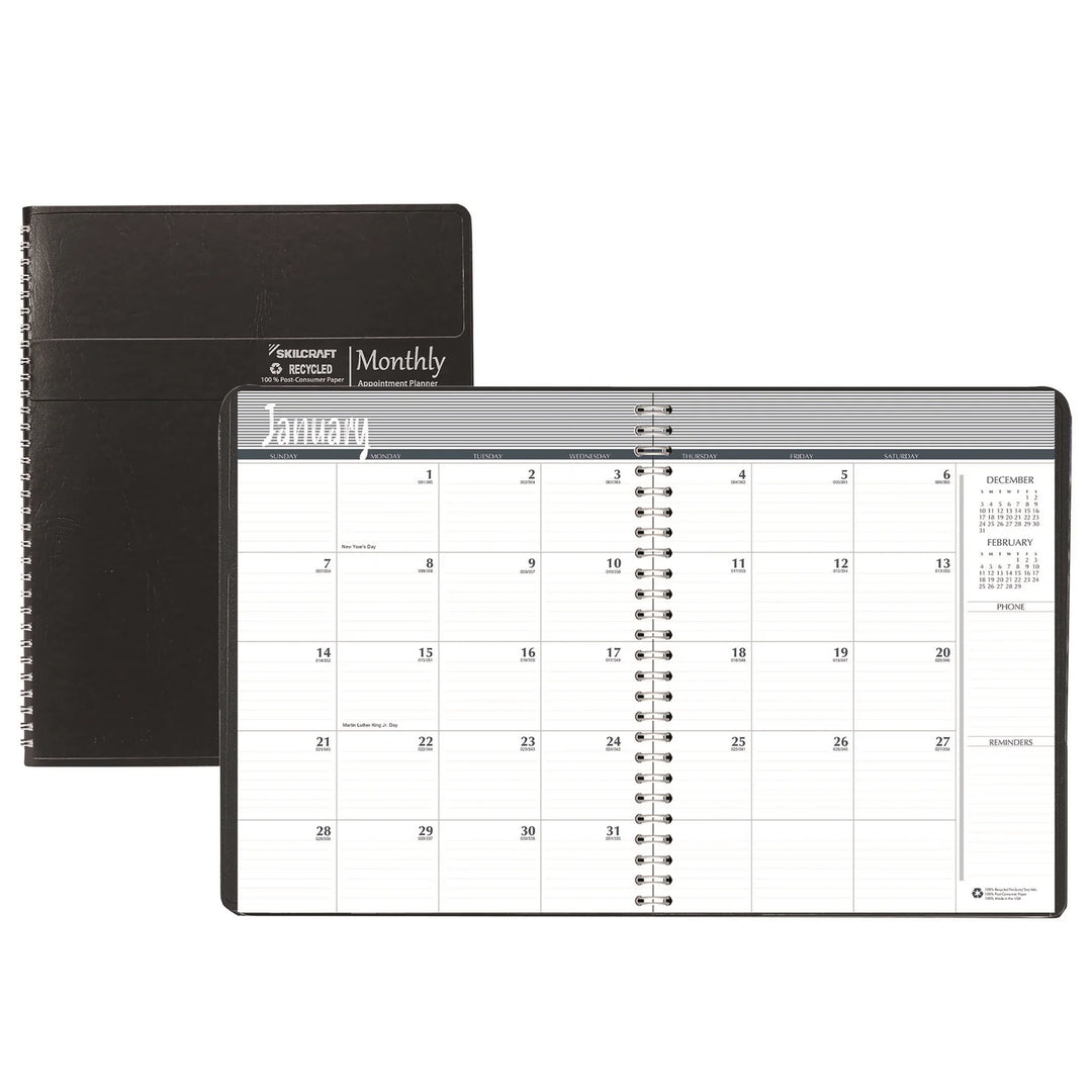 7530016935569 - SKILCRAFT 2027 Monthly Planner - NSN 7530-01-693-5569