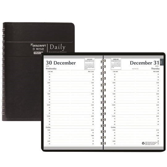 SKILCRAFT 2026 Daily Planner – NSN 7530-01-693-5599