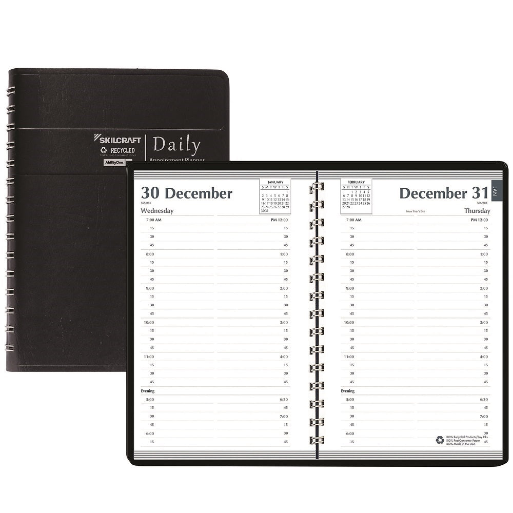 7530016935600 - SKILCRAFT 2027 Daily Planner - NSN 7530-01-693-5600
