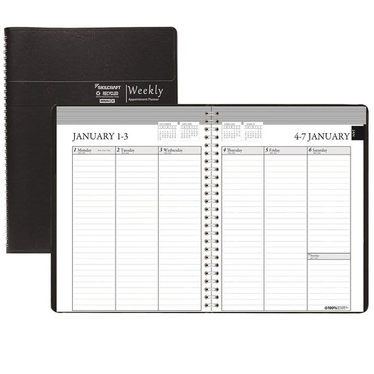 7530016936156 - SKILCRAFT 2026 Weekly Planner – NSN 7530-01-693-6156