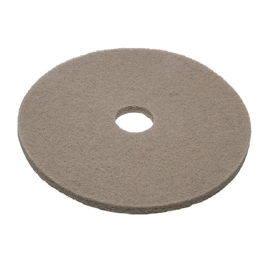 FLOOR BUFFING PAD,  20"  DIAMETER, TAN EA