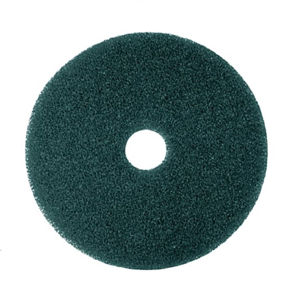 7910008209900 - AbilityOne - NSN8209900 - Floor Pad - Nylon - Scrubbing - 17" Diameter - Green Bx