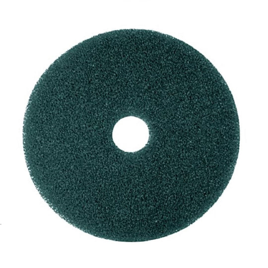 7910008209900 - AbilityOne - NSN8209900 - Floor Pad - Nylon - Scrubbing - 17" Diameter - Green Bx