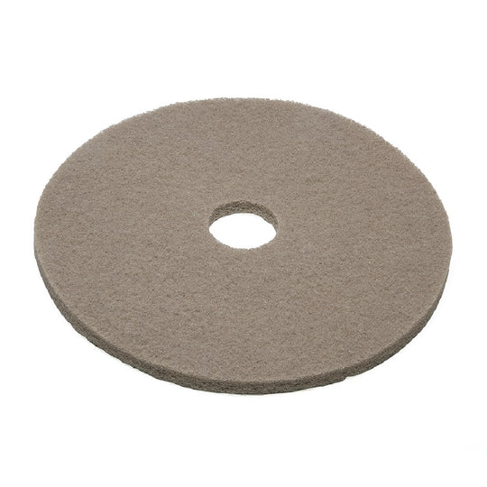 7910008209926 - Floor Pad - Nylon - Buffing - 17" Diameter - Tan Bx