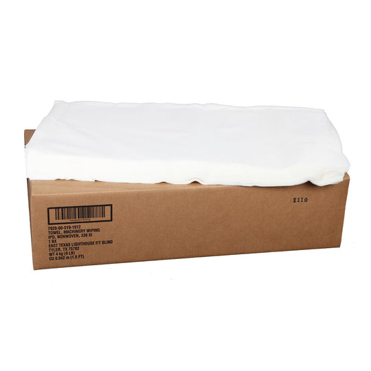 TUFF WIPES ALL PURPOSE WIPE, Medium-Duty, WHITE, CS