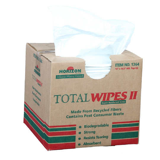 TOTAL WIPES II CLEANING TOWEL, 4 PLY MEDIUM DUTY  CS