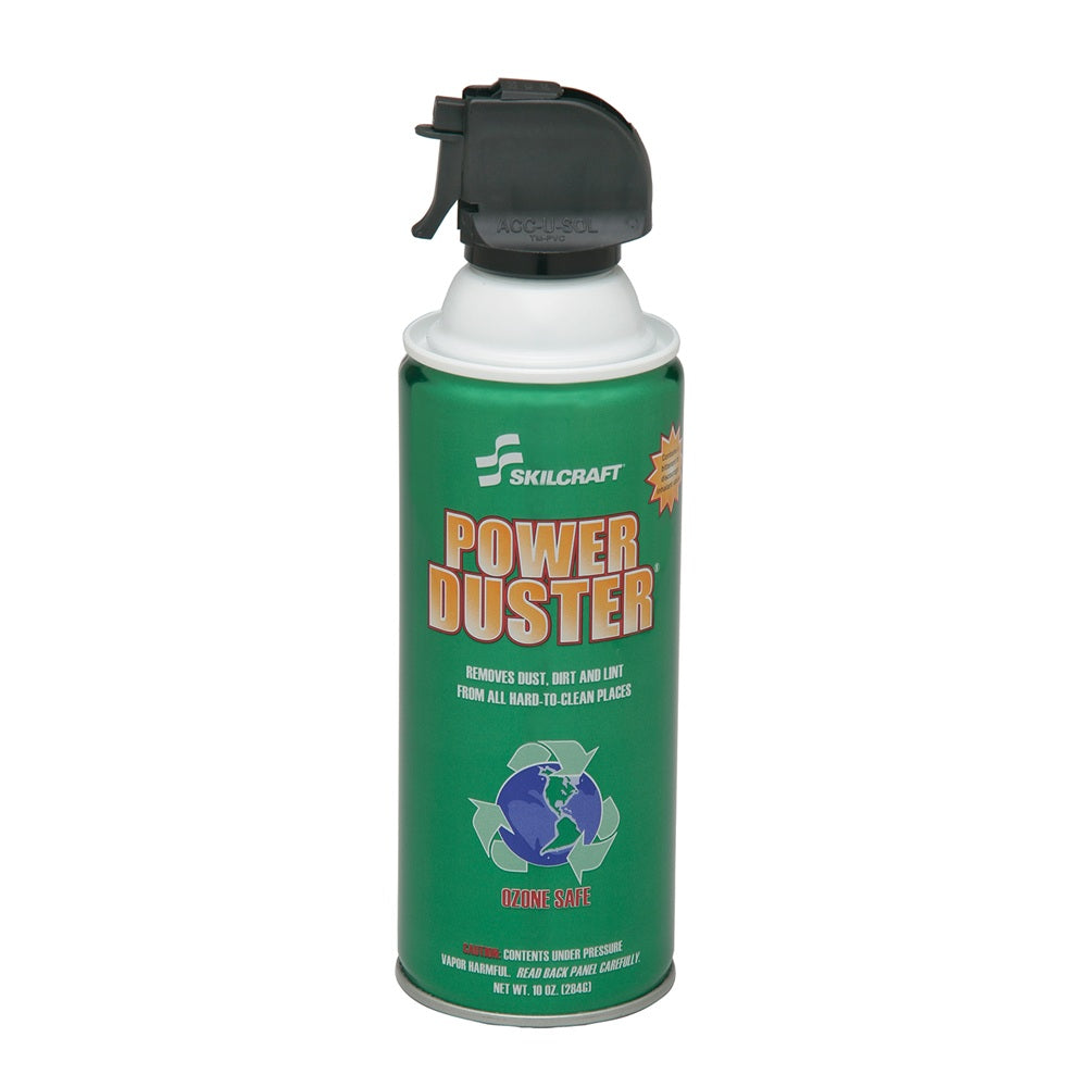 SKILCRAFT Power Duster Compressed Air Cleaner 10 oz • 7930-01-398-2473