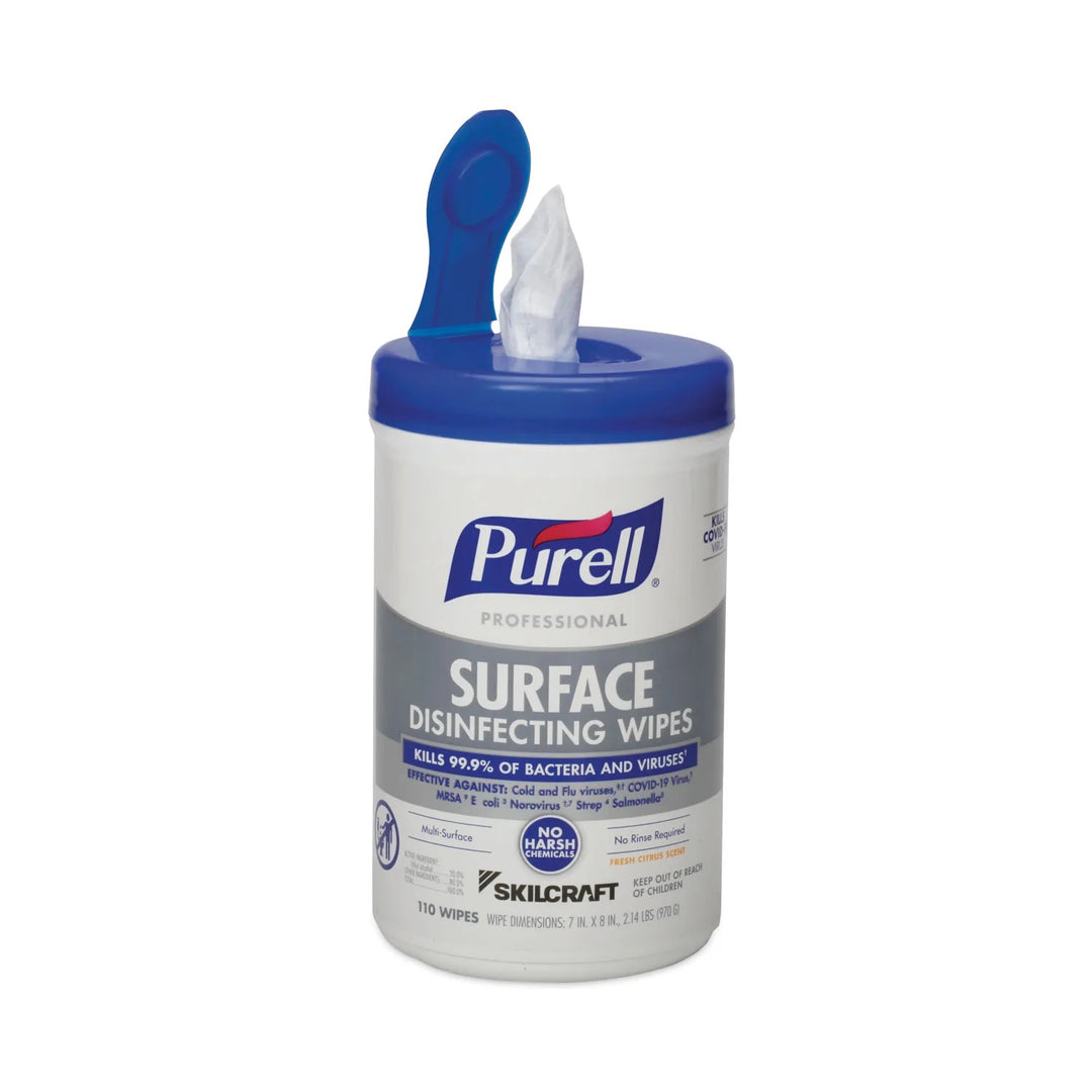 Purell Box Purell Skilcraft Professional Surface Disinfectant Wipes Box Quote 7930 ...