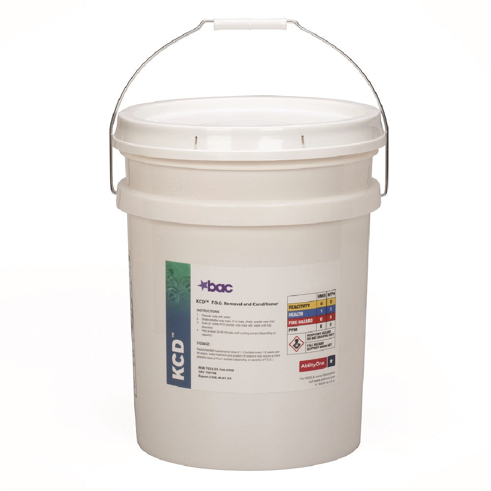 KCD TREATMENT WASTEWATER LIFT STATION & COLLECTIONS SYSTEM, 25 LB, 5 GAL EA