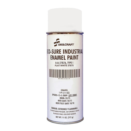 8010013316107 INDUSTRIAL ENAMEL AEROSOL PAINT - FLAT BLACK 17038 EA