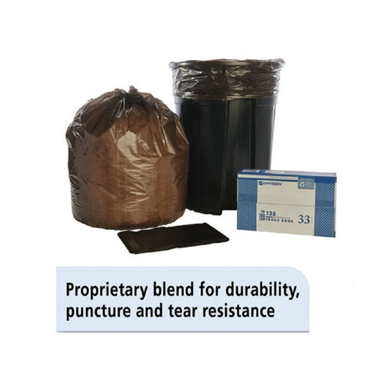 8105011839769 CAN LINER, EXTRA HEAVY DUTY BAG, DARK BROWN  CS