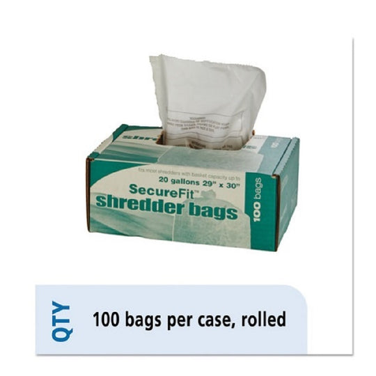 8105013994791 HEAVY DUTY SHREDDER BAGS, 20 GALLON CAPACITY CS