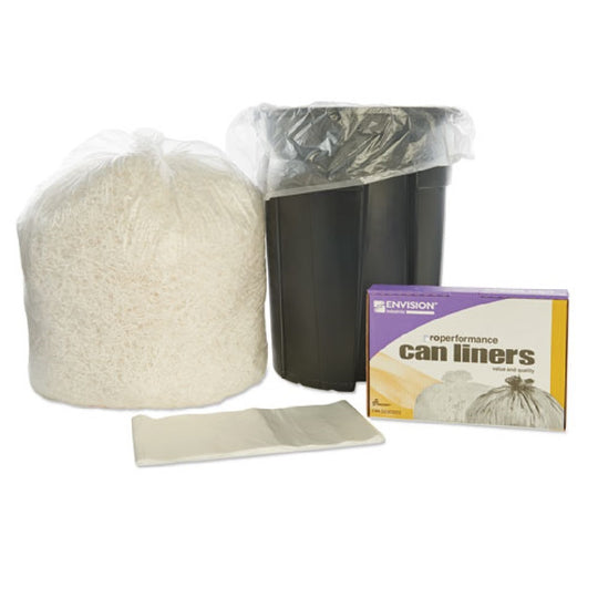 8105015171345 HIGH DENSITY CAN LINER, MEDIUM DUTY, 40" X 48",  NATURAL BX