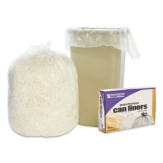 PROPERFORMANCE CAN LINERS, LINEAR LOW DENSITY, CLEAR PK