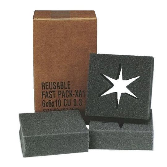 WEATHER RESISTAN SHIPPING BOX, VERTICAL STAR PACK, BROWN BX