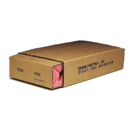 SLIDE PACK SHIPPING BOX, BROWN BX
