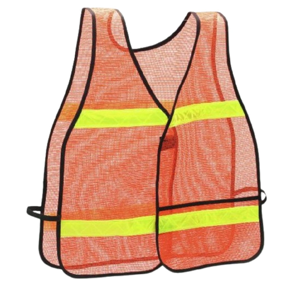8415013940216 HIGH VISIBILITY SAFETY VEST, ORANGE/YELLOW BX