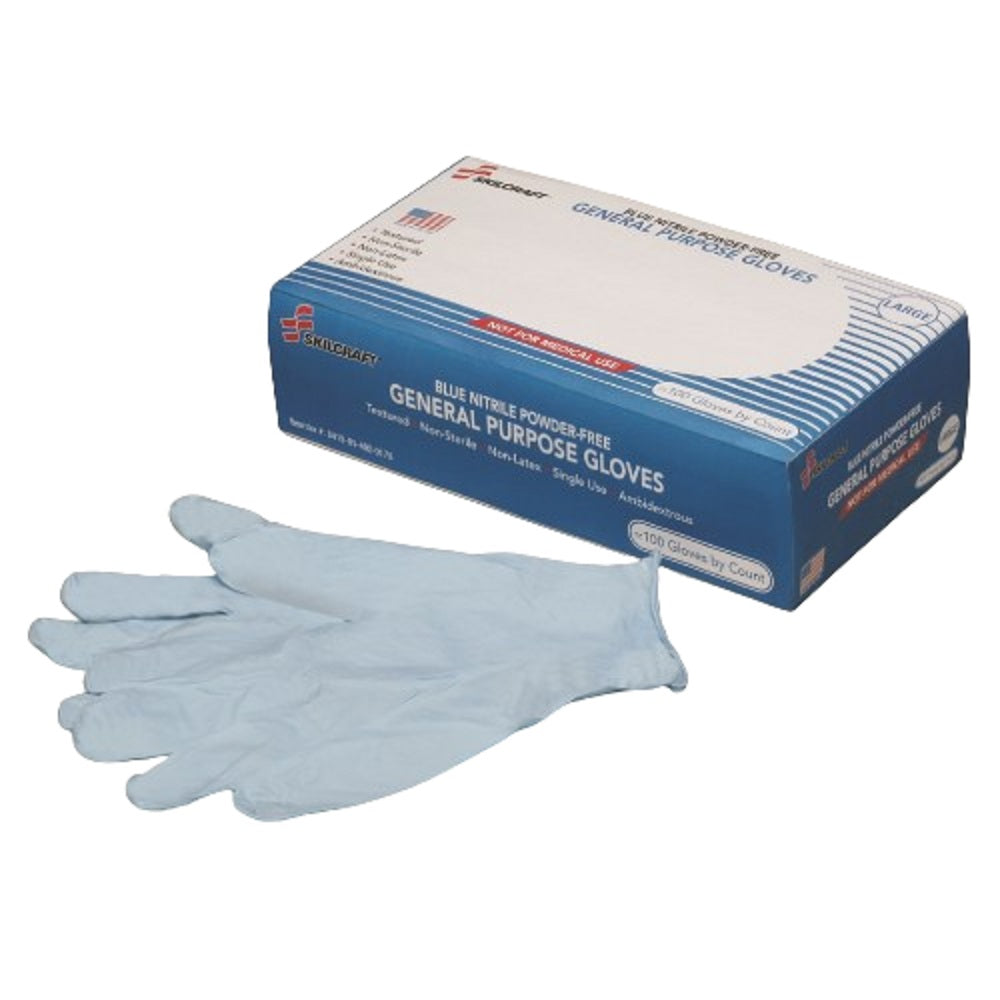 8415014920178 NITRILE GENERAL PURPOSE POWDER-FREE GLOVES, LARGE  BX
