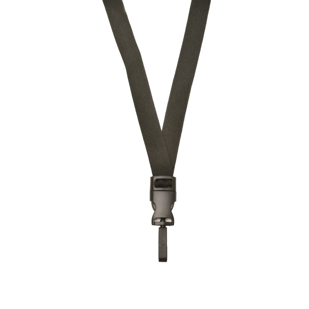 8455-01-613-0197 / 8455016130197 Neck Lanyard 36 Inch 3/4 Inch Strap Swivel Hook Black • Dozen • Case • Quote