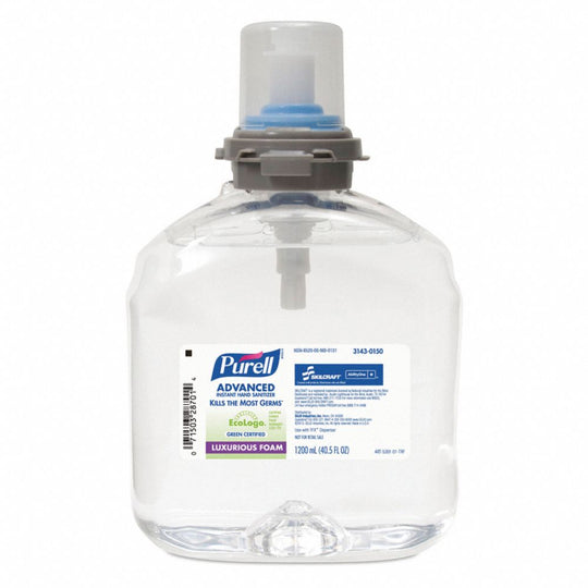 852000NIB0131 AbilityOne NSNNIB0131 Instant Hand Sanitizer Refill Foam, 1200mL Green Certified Bx
