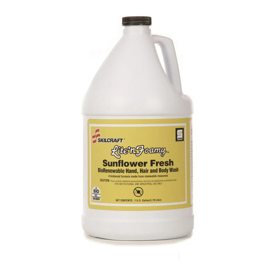 8520015552903 SKILCRAFT® Spartan® LITE 'N FOAMY SUNFLOWER FRESH BIORENEWABLE HAND CLEANER, REFILL EA