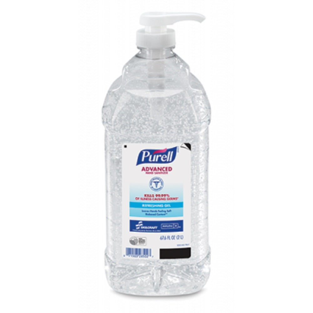 8520015793825 HAND SANITIZER GEL, 2-LITER PUMP BOTTLE, CLEAR EA
