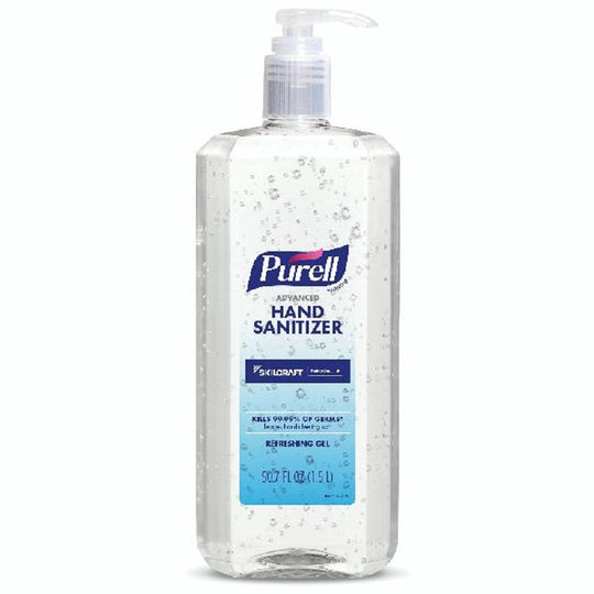 8520015793825 HAND SANITIZER GEL, 2-LITER PUMP BOTTLE, CLEAR EA