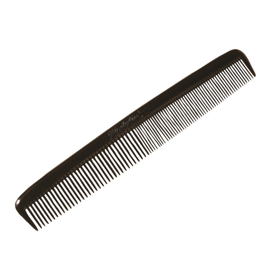 7 1/2" LONG BARBERS COMB - BLACK BX