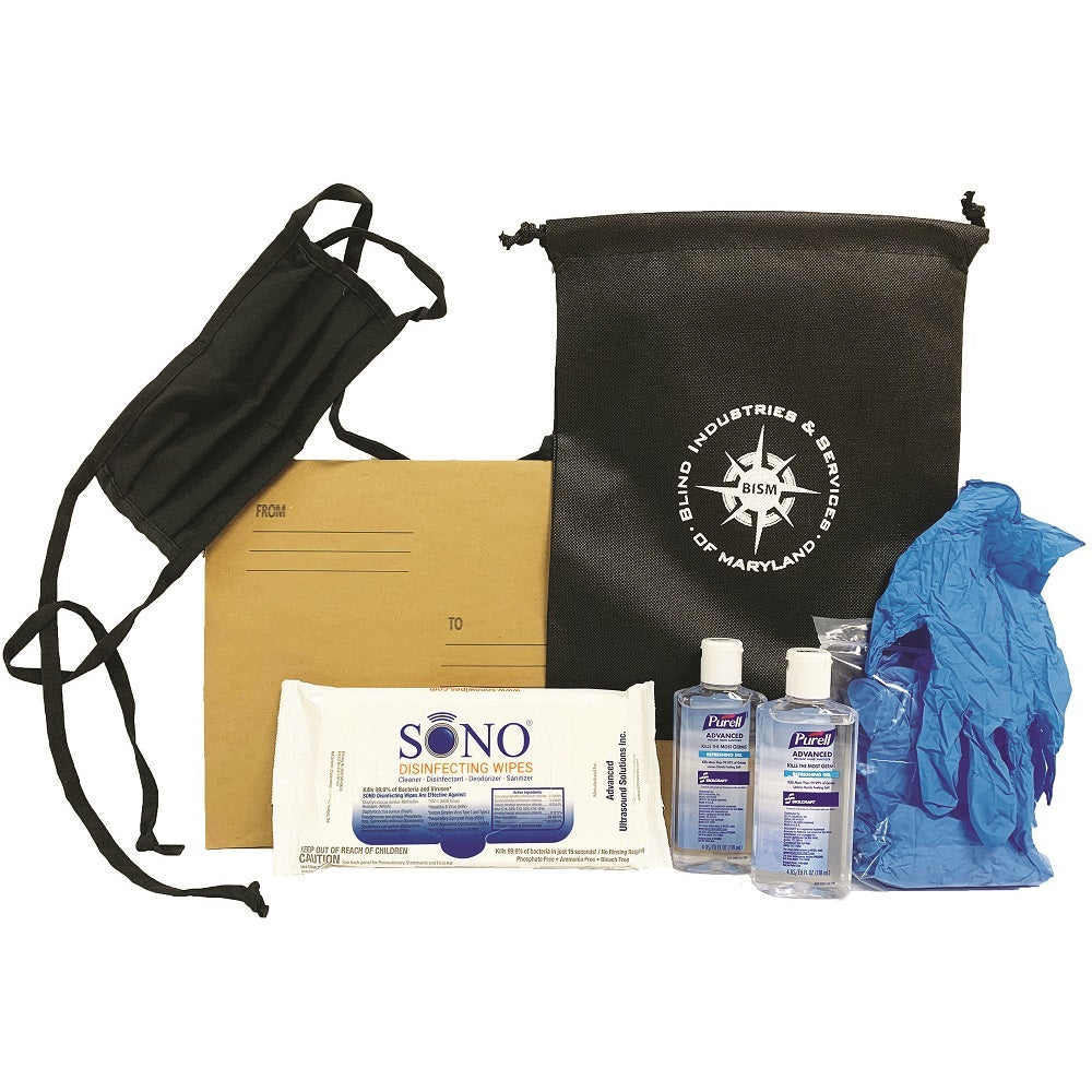 PERSONAL SANITIZING, 1-PERSON KIT BX