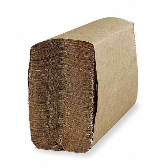 SKILCRAFT C-Fold Kraft Paper Towel - 10-1/4" x 4" - 12 Bundles/Box - NSN 8540-00-291-0392 / 8540002910392