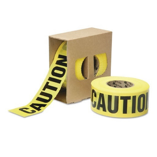 9905016134243 - BARRICADE "CAUTION" TAPE, YELLOW PREMIUM GRADE BX